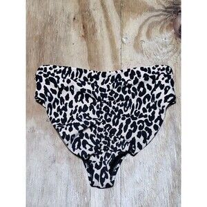 montce swimwear Leopard Print Bikini Bottom Women M @i5